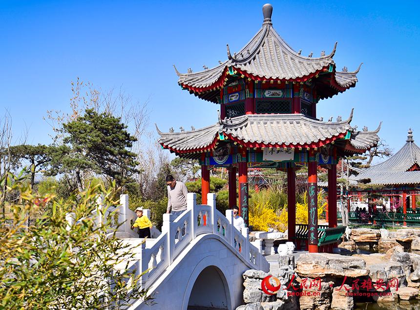 春天的雄安郊野公園，春和景明。人民網(wǎng)宋燁文攝